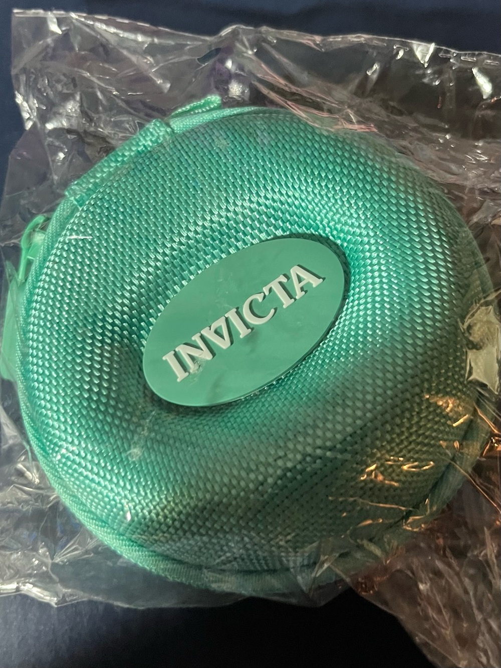 Invicta Silver tone Watch with Aqua/Turquoise Dial and Crystal Bezel - Picture 6 of 6
